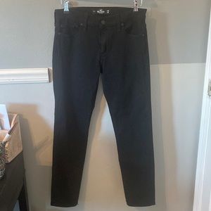 Black Hollister men’s skinny jeans     #77